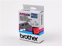 páska BROTHER TX451 Black On Red Tape (24mm)