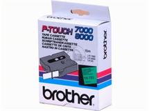 páska BROTHER TX751 Black On Green Tape (24mm)