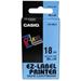 páska CASIO XR-18BU1 Black On Blue Tape EZ Label Printer (18mm)