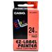 páska CASIO XR-24RD1 Black On Red Tape EZ Label Printer (24mm)