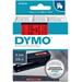 páska DYMO 40917 Black On Red Tape (9mm)