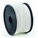 PLA plastic filament pre 3D tlač, priemer 1,75mm, farba biela, Gembird