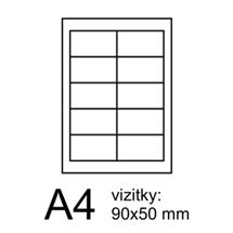 RAYFILM vizitky 9x5 PLUS premium obojstranne matné 200ks/20listov 210g