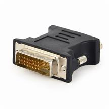 redukcia z DVIA 24pin samec na VGA 15pin HD samica, čierna, CABLEXPERT