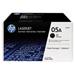 TONER HP CE505D Čierny P2035, P2055d/dn, Dvojbalenie, 2x2300str. 