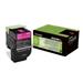 Toner Lexmark CX510  802XM 4K MAGENTA