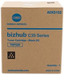 toner MINOLTA TNP22K black Bizhub C35/C35P