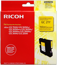 toner RICOH Typ GC 21 Yellow GX3000/GX3050N/GX5050N