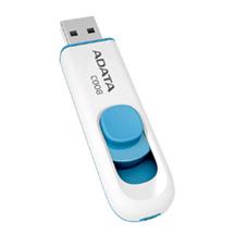 USB kľúč ADATA Classic Series C008 8GB USB 2.0 výsuvný konektor, bielo-modrý