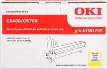 valec OKI C5600/5700 yellow